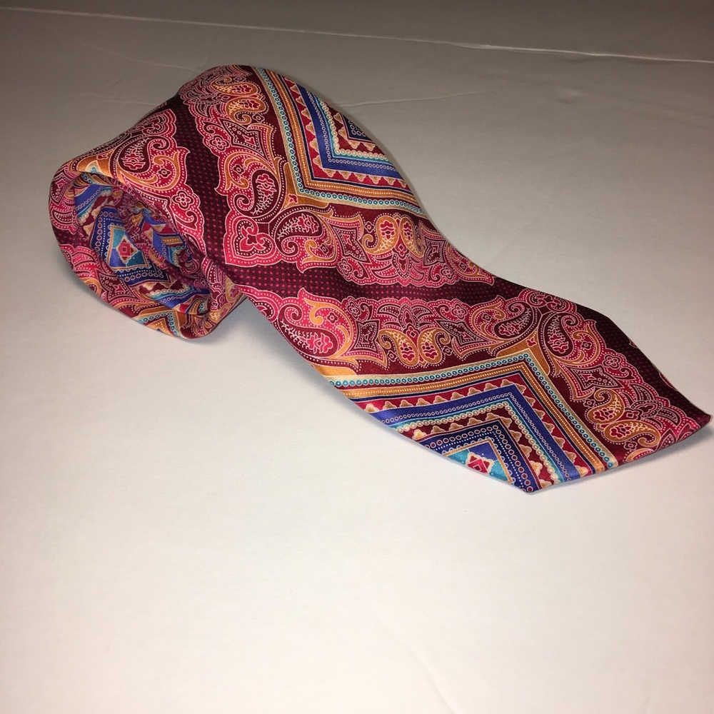 Murano Colorful 100%Silk Men’s dress tie RN58909